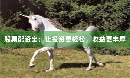 股票配资宝：让投资更轻松，收益更丰厚