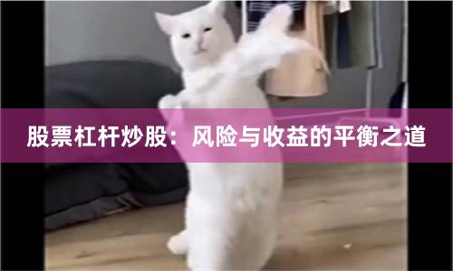 股票杠杆炒股:风险与收益的平衡之道