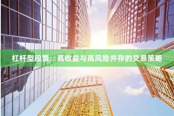 杠杆型股票:高收益与高风险并存的交易策略