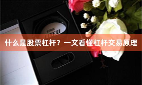什么是股票杠杆?一文看懂杠杆交易原理