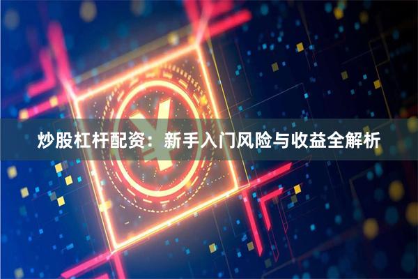 炒股杠杆配资:新手入门风险与收益全解析